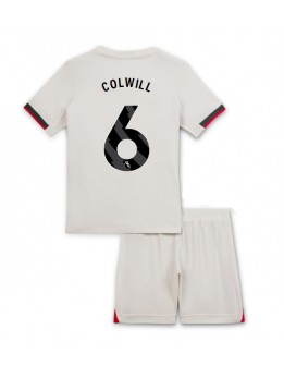 Chelsea Levi Colwill #6 Replika Borta Kläder Barn 2025-26 Kortärmad (+ byxor)